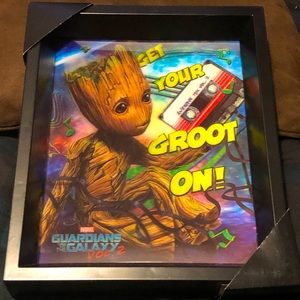 New Guardians if the Galaxy Baby Groot Wall Decor
